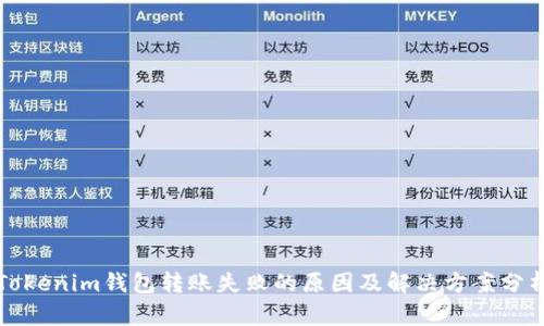 Tokenim钱包转账失败的原因及解决方案分析