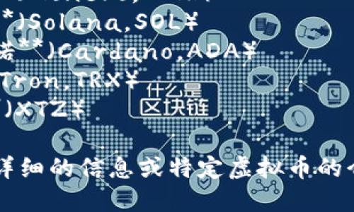 下面是一些流行的虚拟货币及其全称：

1. **比特币**（Bitcoin，BTC）
2. **以太坊**（Ethereum，ETH）
3. **瑞波币**（Ripple，XRP）
4. **莱特币**（Litecoin，LTC）
5. **比特币现金**（Bitcoin Cash，BCH）
6. **链链币**（Chainlink，LINK）
7. **币安币**（Binance Coin，BNB）
8. **狗狗币**（Dogecoin，DOGE）
9. **波卡**（Polkadot，DOT）
10. **恒星币**（Stellar，XLM）
11. **门罗币**（Monero，XMR）
12. **索拉纳**（Solana，SOL）
13. **卡尔达诺**（Cardano，ADA）
14. **波场**（Tron，TRX）
15. **Tezos**（XTZ）

如果你需要更详细的信息或特定虚拟币的介绍，请告诉我！