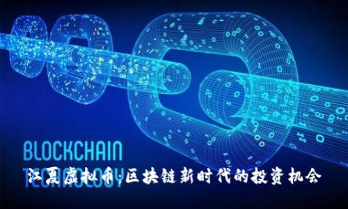 江夏虚拟币：区块链新时代的投资机会